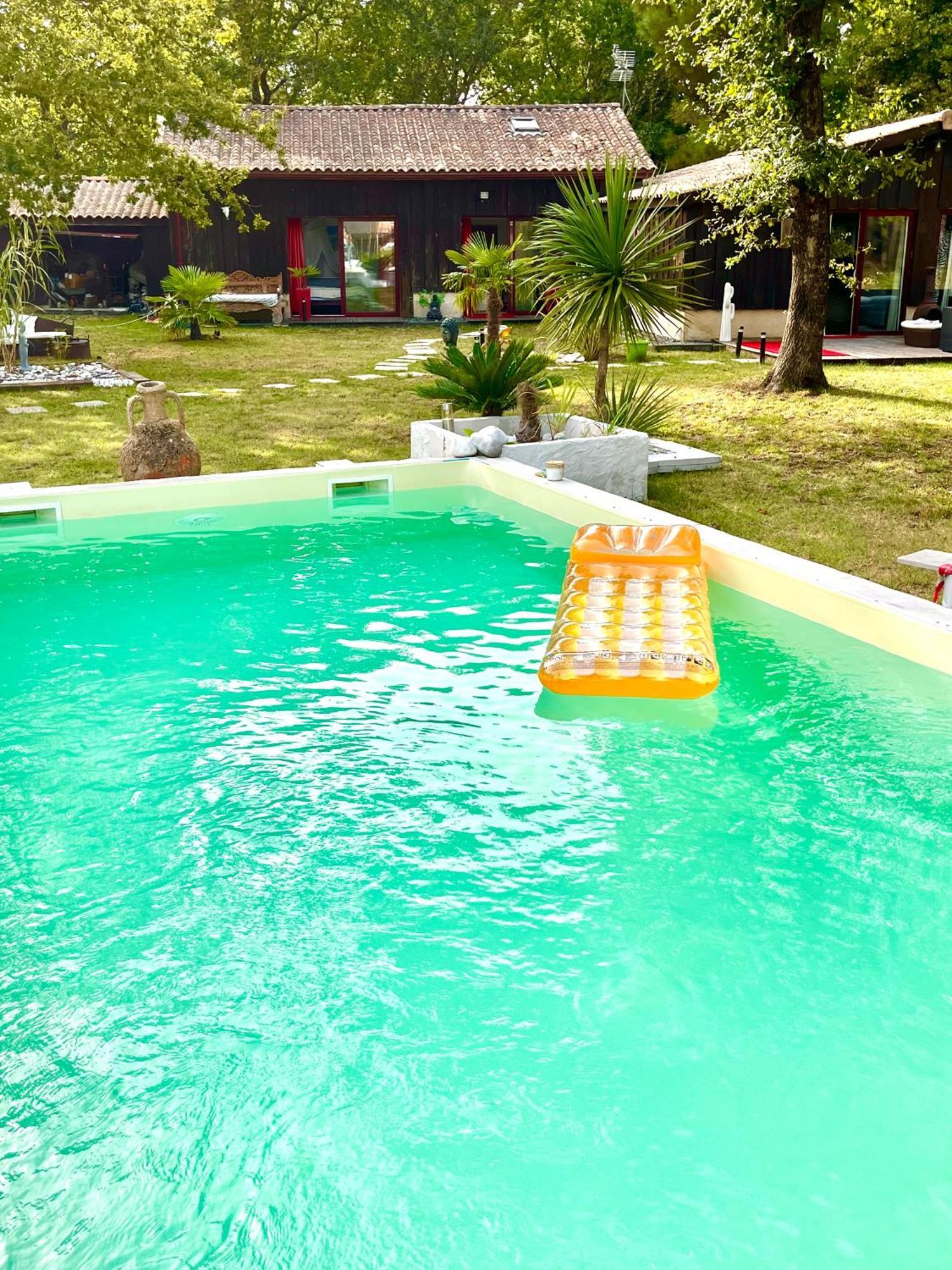 House De La Canopee, Swimming Pool, Lake, Forest, Large Garden And Wifi Hourtin Exteriör bild